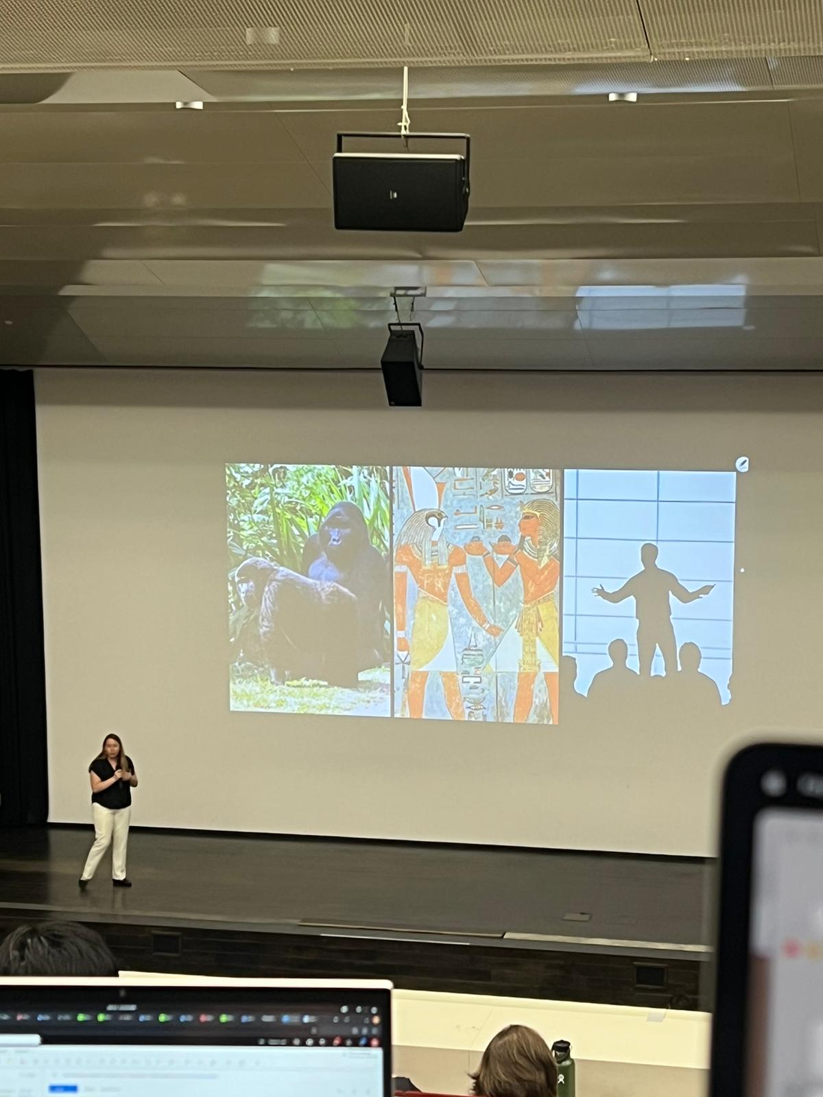 Sala de presentación en NetSci 2023 en Viena