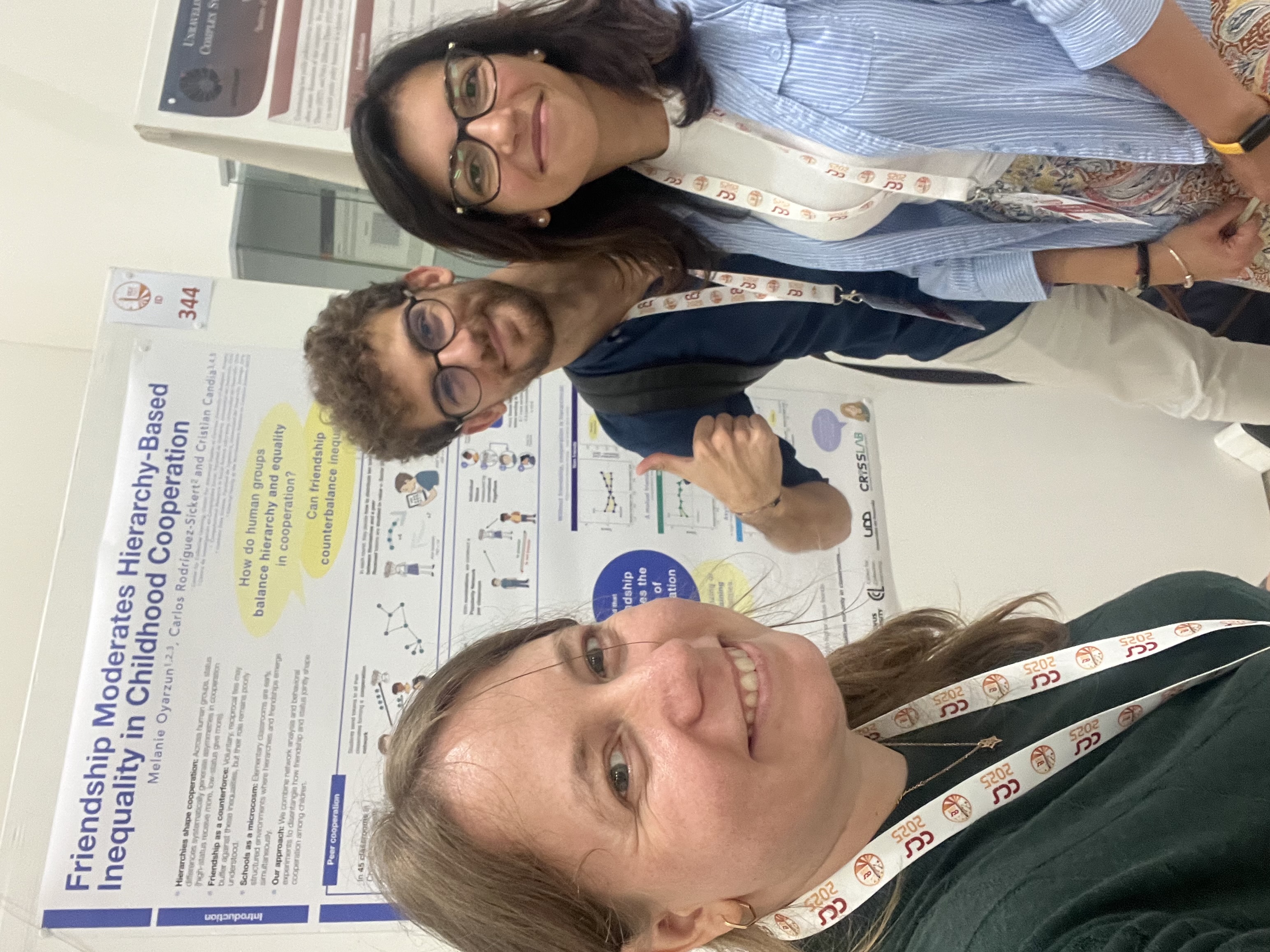 Conference selfie at CCS 2025 in Siena