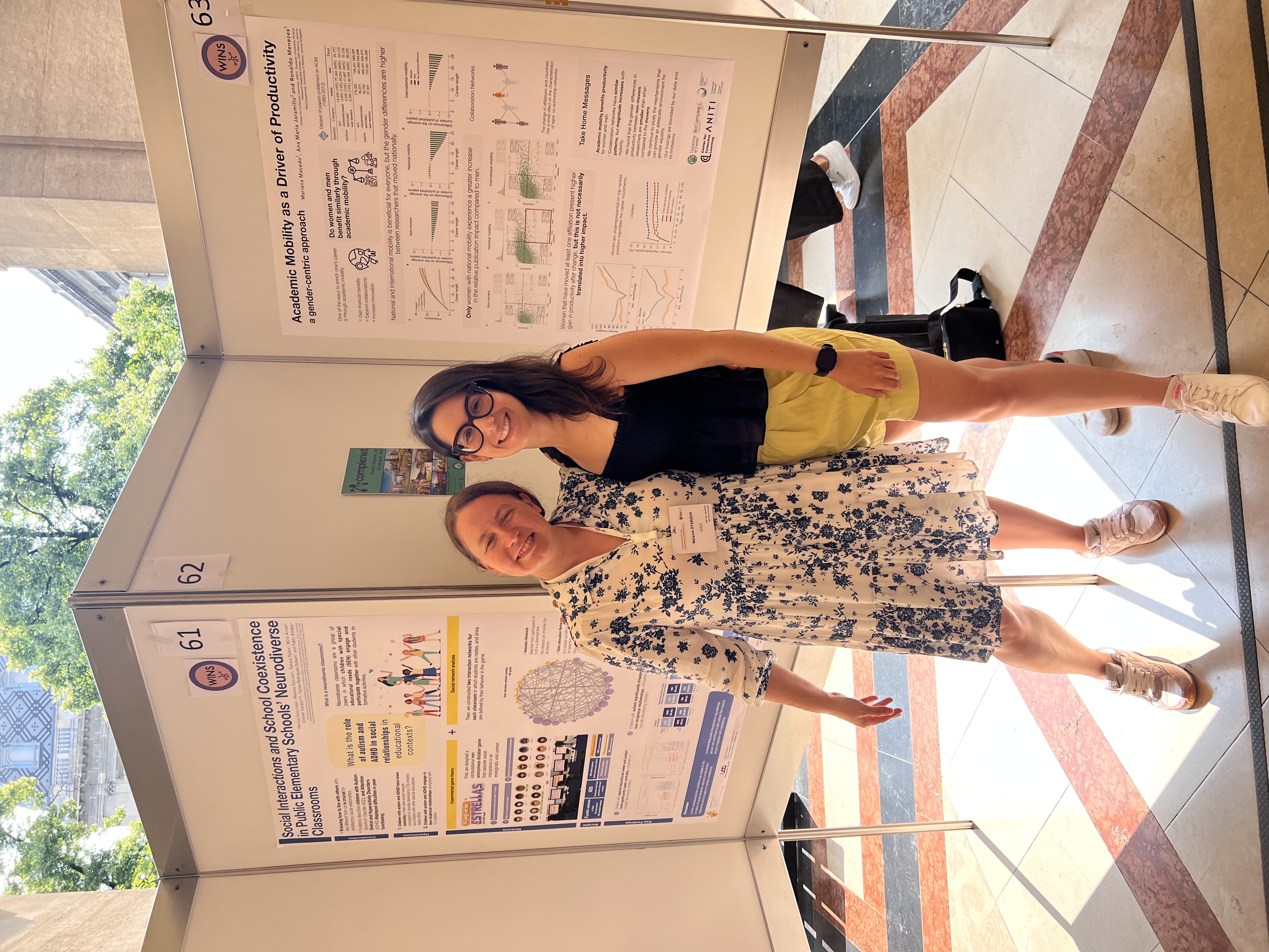 Poster session at NetSci 2023 in Vienna
